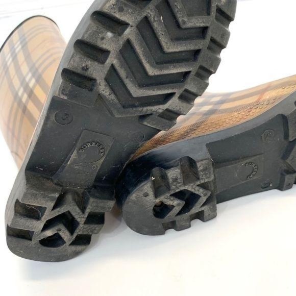 Burberry Rain Boots Signature Plaid Sz 6 - Picture 4 of 4